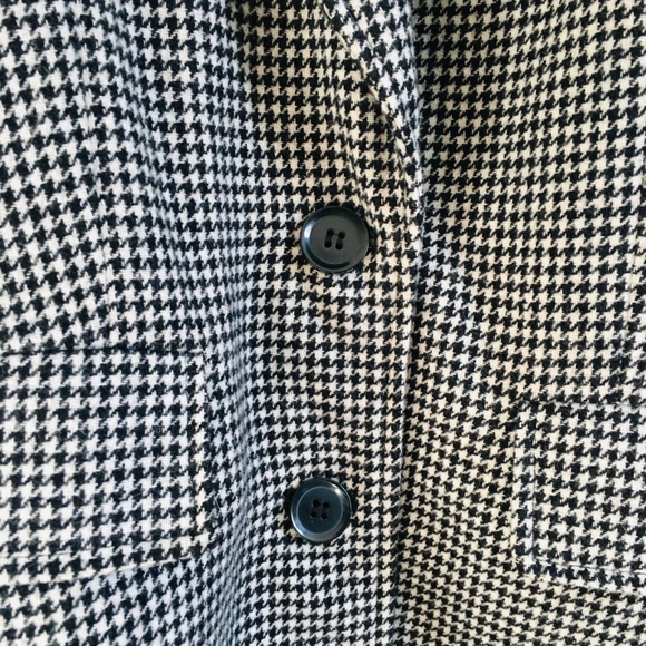 Chadwicks Tweed Houndstooth Blazer Size 8 - Picture 7 of 8